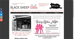 Desktop Screenshot of blacksheepgiftshop.com